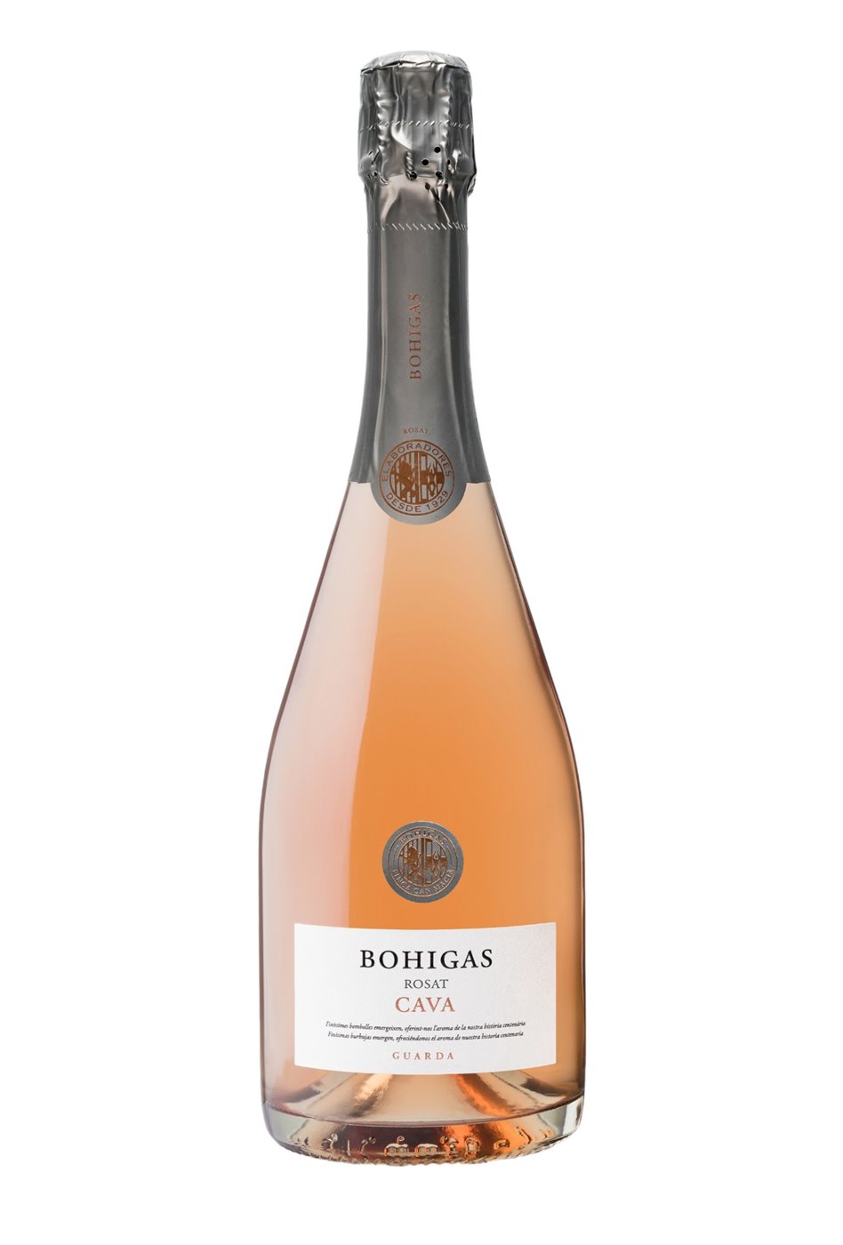 Botella de Cava Bohigas Rosado